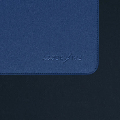 Desk Pad in Ocean Blue "Nobody Cares. Work Harder."