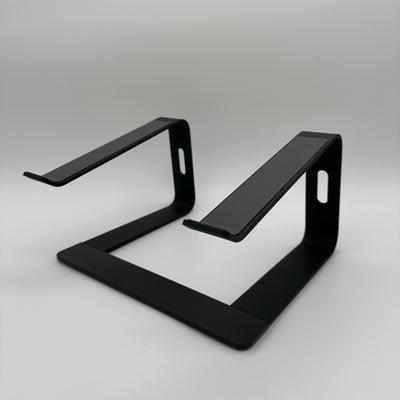 Produktbild Laptophalterung Stand Aluminium Schwarz Front
