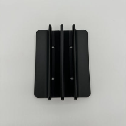 Produktbild Laptopstand Vertikal Schwarz Topansicht