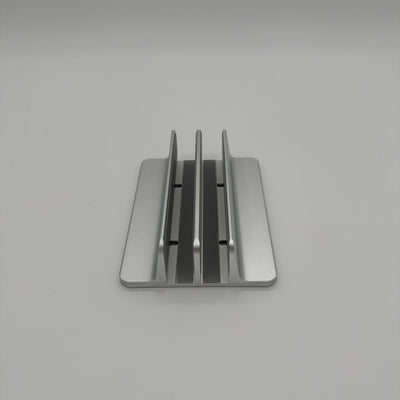 Produktbild Laptopstand Vertikal Silber Topansicht